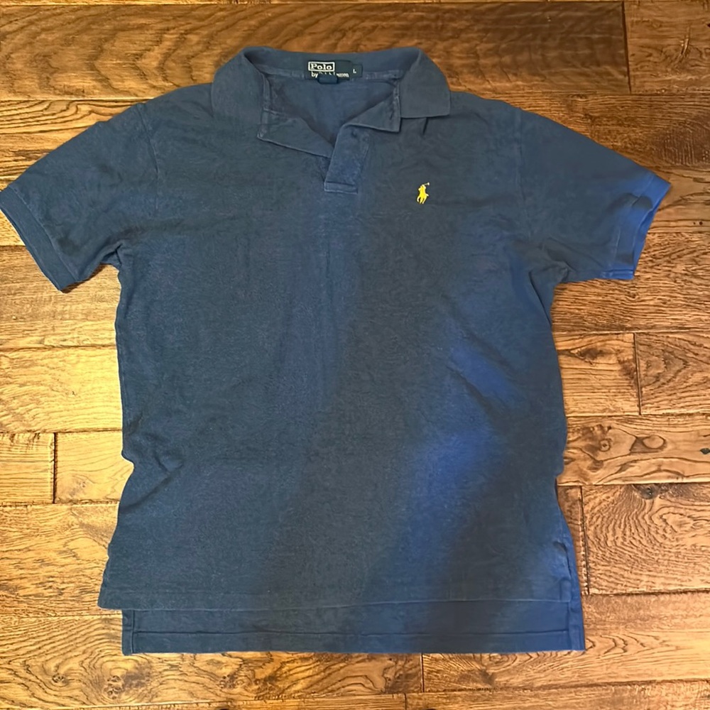 Men’s Polo Ralph Lauren navy blue polo size Large